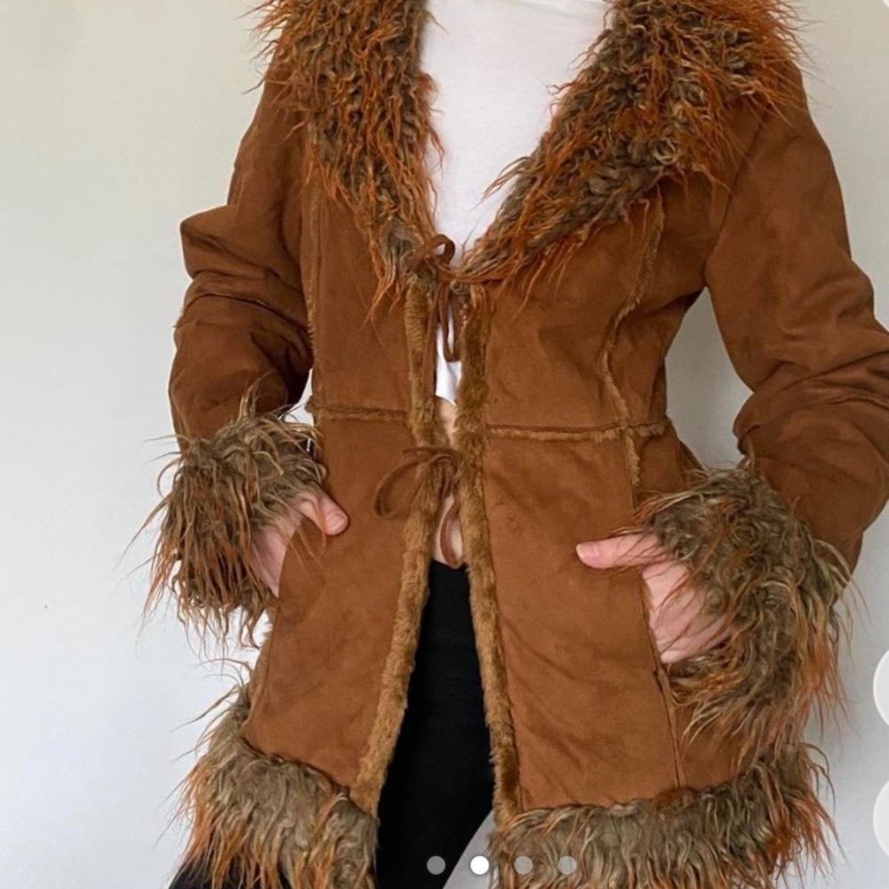 Faux Fur Brown/Caramel Coat